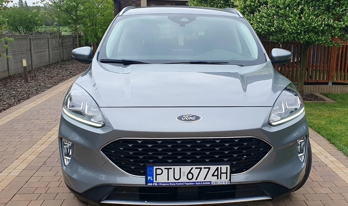 Ford Kuga cena 108000 przebieg: 87784, rok produkcji 2021 z Sieraków małe 211
